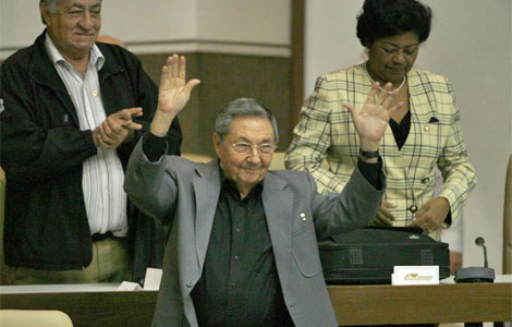 El presidente Raúl Catro en la Asamblea Nacional de Cuba.| Ap