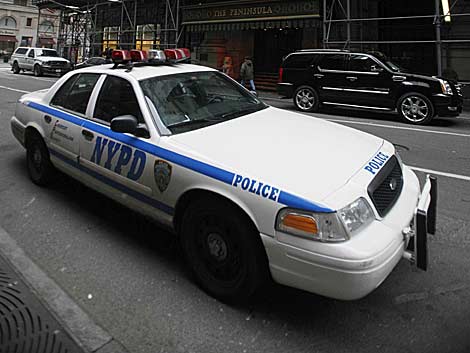 Un vehículo policial de Nueva York. | AP
