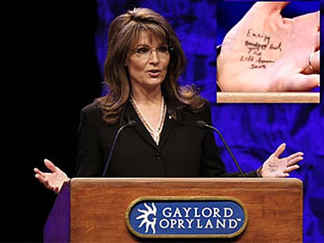 Sarah Palin en su discurso en la convención del 'Tea Party'. | AP Sarah Palin en su discurso en la convención del 'Tea Party'. | AP