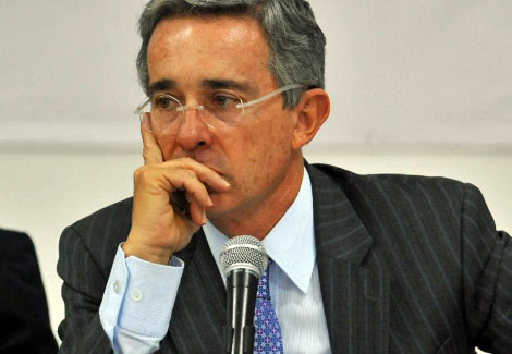 El presidente de Colombia, Álvaro Uribe.| AFP