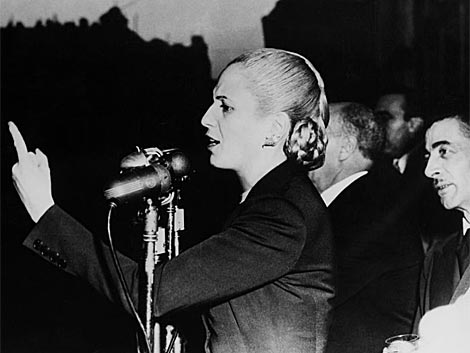 Eva Perón, mujer del bicentenario de Argentina