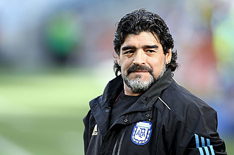 Diego Maradona durante Sudáfrica 2010. | Efe Diego Maradona durante Sudáfrica 2010. | Efe