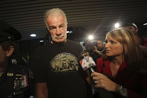 El pastor Terry Jones a su llegada al aeropuerto neoyorquino de LaGuardia. | AP