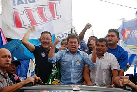 El gobernador de Amapá celebra su liberación. | 'Jornal do Dia'