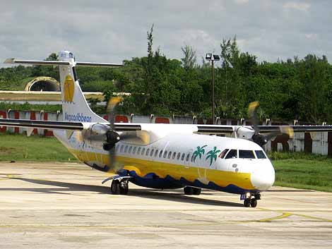 Imagen de un ATR-72, de Aerocaribbean, igual que el del accidente.| 'Diario de Cuba'.