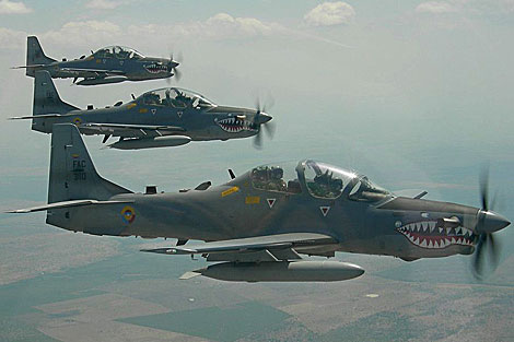 El Salvador compra diez aviones de combate a Brasil El Salvador compra diez aviones de combate a Brasil