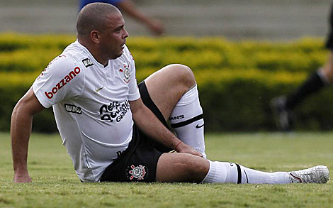 Ronaldo, durante el partido del domingo contra el Goiás. | Reuters