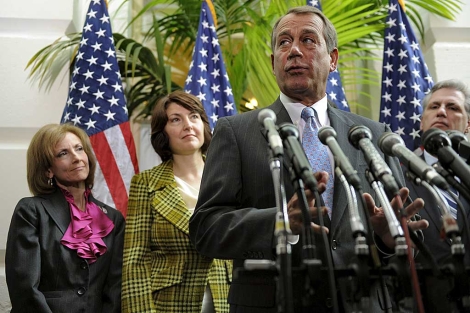 El republicano John Boehner declara sobre la revoctaria de la reforma sanitaria. | Efe