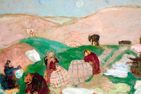 'Las Lavanderas' de Pedro Figari, uno de los cuadros robados.