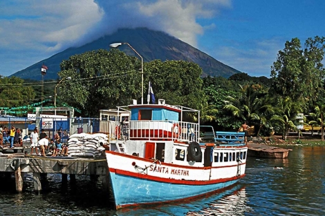 Imagen de un barco en la Isla de Ometepe en Nicaragua.| El Mundo