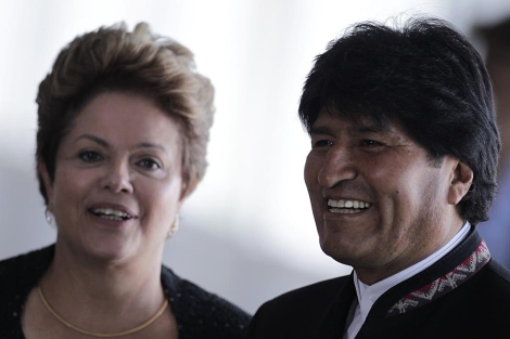 Dilma Rousseff y Evo Morales. | Reuters