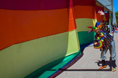 Celebraciones a las puertas del Congreso uruguayo. | Afp
