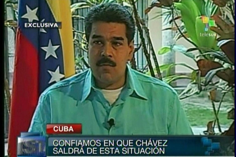 Nicolás Maduro, durante la entrevista concedida en La Habana. | Afp