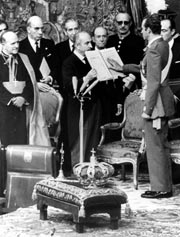 Juan Carlos de Borb&oacute;n jura como Rey de Espa&ntilde;a. (Foto: EFE)