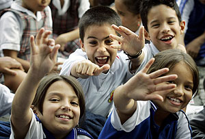 Un grupo de participantes en el 'congresito'. (Foto: AP)