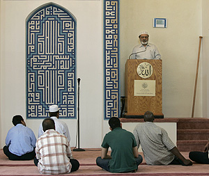 Interior de una mezquita en Palmira (Siria). (Foto: AP)