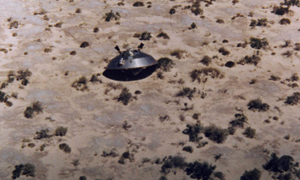 Foto de archivo (1972) de la nave espacial Viking, confundida con un ovni en Roswell, en el desierto de Nuevo Mexico (EEUU). (Foto: REUTERS/ U.S. Air Force)