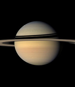 Una de las imágenes de Saturno enviadas por la sonda Cassini. (Foto: NASA)