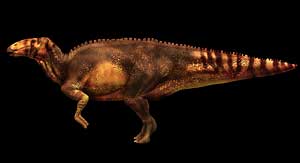 Reconstrucci�n del dinosaurio 'Dakota' (Foto: AFP)