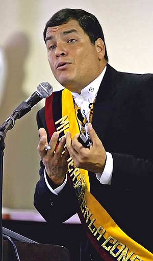 Rafael Correa. (Foto: AFP)