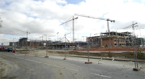 Barrio en construcci�n. (Foto: Julio Palomar)