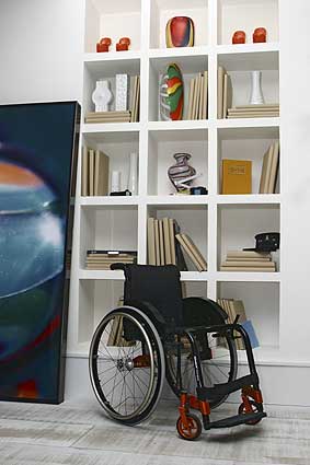Muestra de un diseño de espacios adaptado a personas con discapacidad. (Foto: Quique Fidalgo)