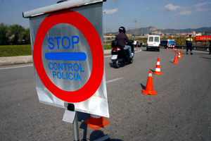 Un control de alcoholemia rutinario. (Foto: Rudy)