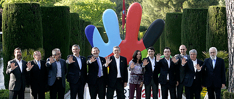 Patronato de la candidatura olímpica de Madrid 2016 posando en el parque del Retiro. | Alberto Di Lolli Patronato de la candidatura olímpica de Madrid 2016 posando en el parque del Retiro. | Alberto Di Lolli