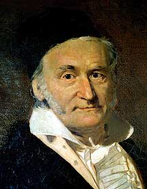Retrato al óleo de Gauss por G. Biermann. | Observatorio de Pulkovo, San Petersburgo