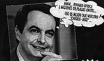 Zapatero, en otra campaña. Zapatero, en otra campaña.