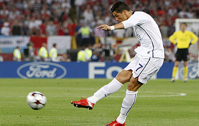 Cristiano Ronaldo, de blanco en la final de Roma. | Reuters