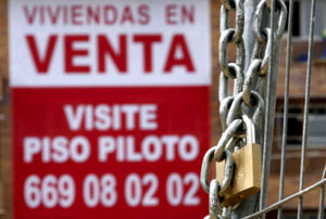 El desempleo y el descenso de los precios de las casa, factores para el aumento de los embargos. | EFE