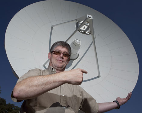 Jan Tauber, en el centro de la ESA en las afueras de Madrid. | Gonzalo Arroyo