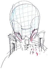 Boceto del propio Vázquez Consuegra.