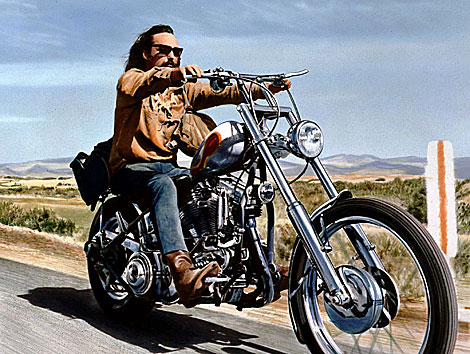 Dennis Hopper, en un fotograma de la peli 'Easy Rider'. | G. Roberts Dennis Hopper, en un fotograma de la peli 'Easy Rider'. | G. Roberts