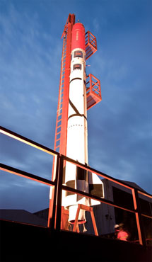El cohete HEAT-1X. | C.S.