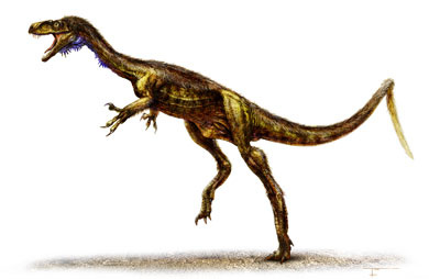 Recreación artística del nuevo dinosaurio. | Science