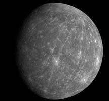 Imagen de Mercurio obtenida por la Messenger. | NASA/JHUAPL/CIW