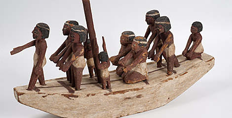 Modelo de embarcación, Egipto, 2050 - 1750 a. C.