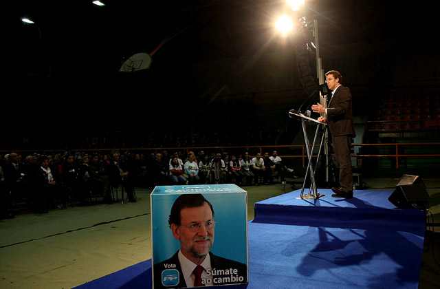 El presidente de la Xunta, durante su acto del martes en Verín. | PPdeG