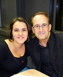 Leticia Sánchez y Alfonso Domingo, finalista y ganador del 'Ateneo de Sevilla'.