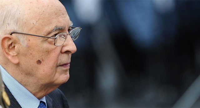 El presidente de la república italiana, Giorgio Napolitano, el pasado 4 de noviembre. | Afp El presidente de la república italiana, Giorgio Napolitano, el pasado 4 de noviembre. | Afp