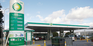 Una de las gasolineras de M�laga con el combustible m�s caro. | A. Pastor