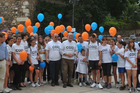 El alcalde de Málaga en el inicio de la Caminata Solidaria. | ELMUNDO.es El alcalde de Málaga en el inicio de la Caminata Solidaria. | ELMUNDO.es