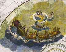 El tránsito de Venus en el atlas de Doppelmayr.