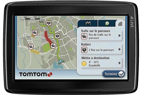 Imagen de un navegador Tomtom.