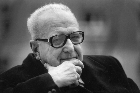 El filósofo francés Roger Garaudy, en 1995. | Javier Martínez