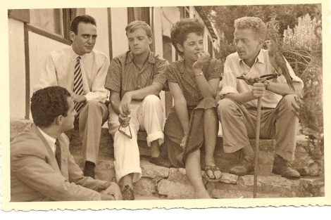 Los Bowles, Truman Capote y Sanz Soto, en Tánger. | Pepe Carletón