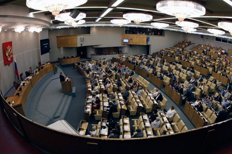 La duma en el momento de aprobar la ley. | Reuters