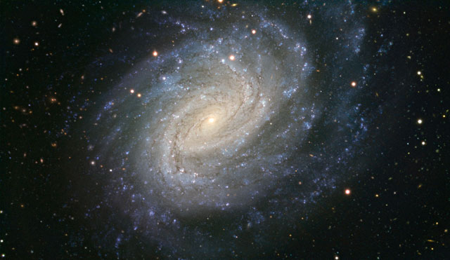 Galaxia espiral NGC 1187 obtenida con el VLT. | ESO